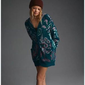 EUC Anthropologie Daily Practice Zip Up Hoodie Sweater